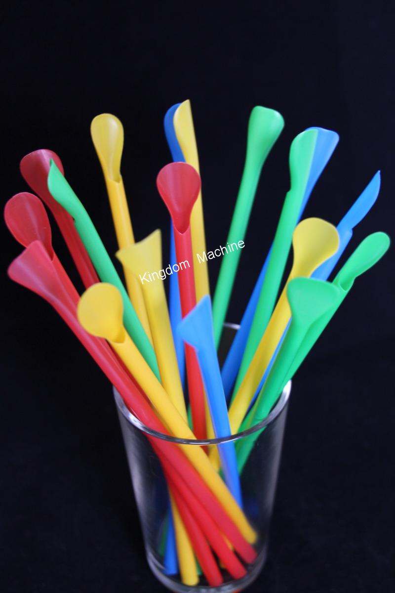 Solid Spoon Drinking Straw